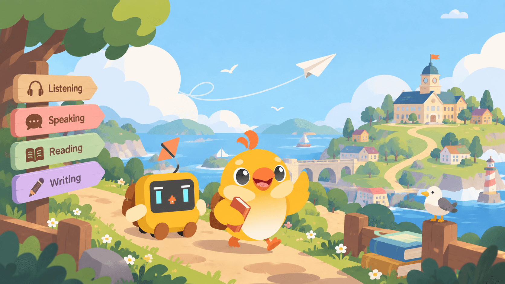 Coastal learning-world style reference