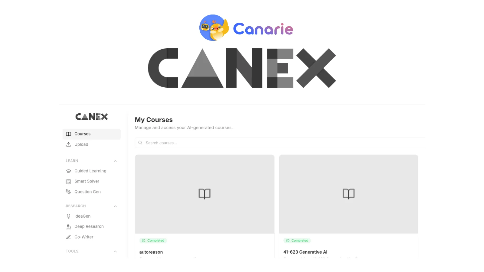Canarie Launches CANEX